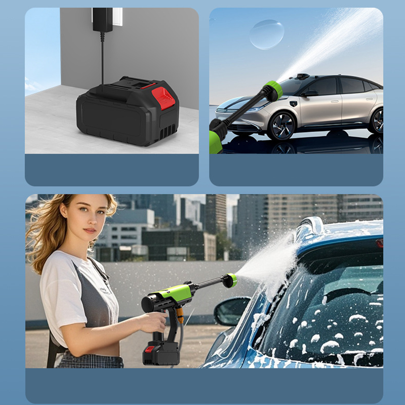 🥳2026 HOT SALE🥳💞50K+ SOLD! 💦🚗 50% OFF! Cordless High-Pressure Washer – Turbo motor for powerful cleaning, adjustable rotating nozzle. Perfect for cars, patios & gardens – no cords, no limits! 🔋⚡