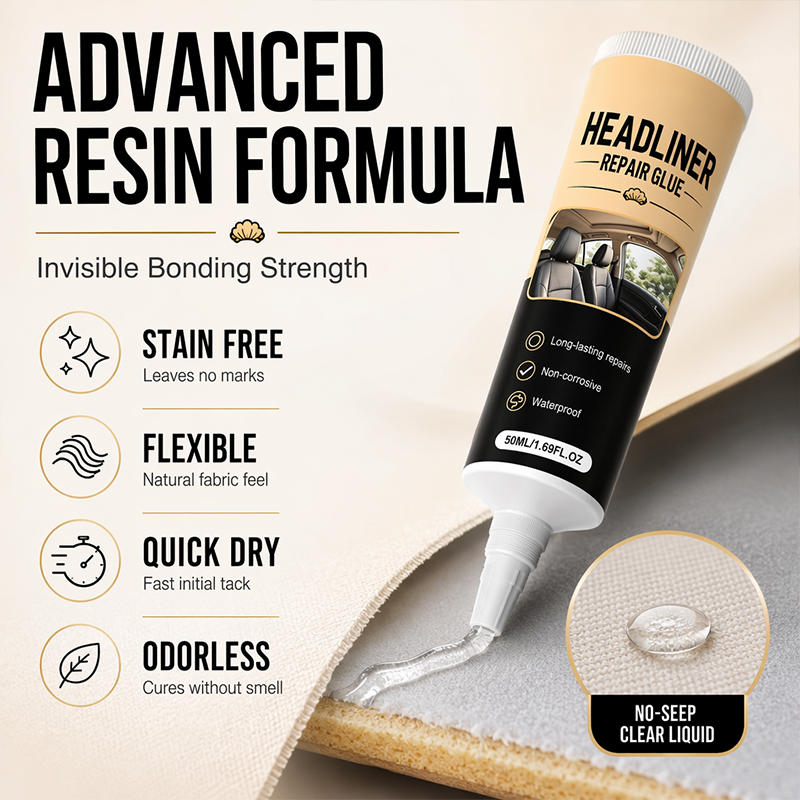 🥳2026 HOT SALE🥳💞50K+ SOLD!🚗🔧 50% OFF! Waterproof Car Headliner Repair Glue – High‑strength adhesive for sagging ceilings & interiors. Restore your car’s roof – no special tools needed! 🛡️✨