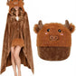 🥳2026 HOT SALE🥳💞50K+ SOLD!🎃🦇 50% OFF! Unisex Wearable Blanket Bat Hooded Cape – Oversized batwing sleeves, thick plush fleece. One size fits all – cozy & cute! 🧣✨
