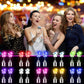 🥳2026 HOT SALE🥳💞50K+ SOLD!👑✨ 50% OFF! Stylish LED Luminous Crown Earrings – Day & night wear – sparkle crystal by day, glowing LED by night. Purple, pink & more – be the queen of the party! 💜🎉