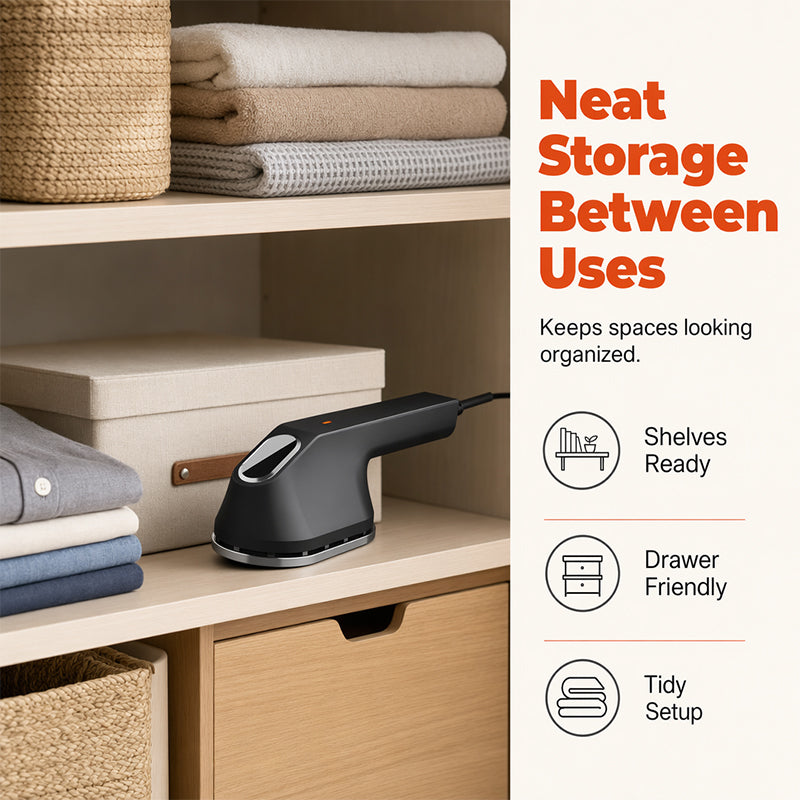 🥳2026 HOT SALE🥳💞50K+ SOLD!🧳✨ 50% OFF! 3‑in‑1 Handheld Garment Steamer – Dry & wet ironing, compact body. Fast touch‑ups at home or on the go – no more wrinkled shirts! 👔💨