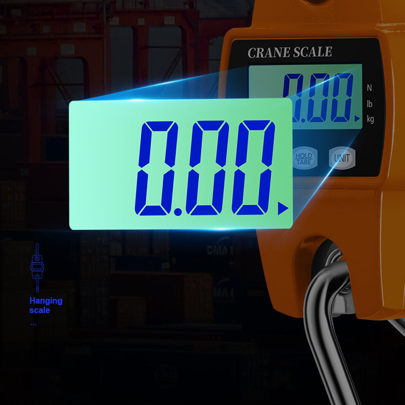 🥳2026 HOT SALE🥳💞50K+ SOLD!⚖️💪 50% OFF! 500kg Digital Hanging Scale – Heavy‑duty, large LCD backlit display & multi‑unit conversion. Perfect for farms, warehouses & fishing – weigh with confidence! 🔧✨