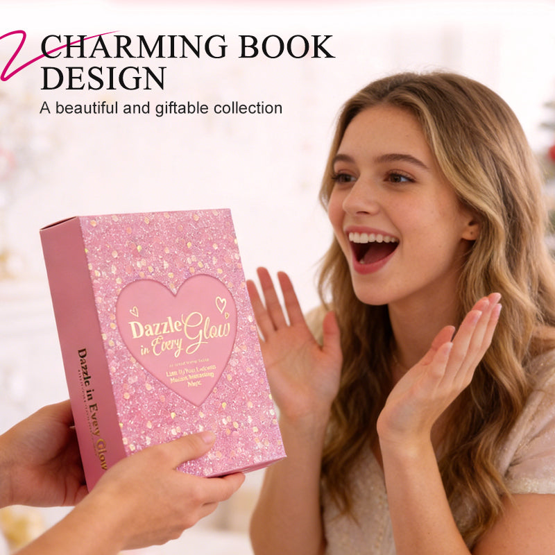 🥳2026 HOT SALE🥳💞50K+ SOLD!📖💄 50% OFF! All‑in‑One Makeup Palette Book Set – Eyeshadow, blush, highlighter, contour & lip glaze. High‑pigment & blendable – a complete look in one book! 🌸✨