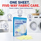 🥳2026 HOT SALE🥳💞50K+ SOLD!🧺✨ 50% OFF! Laundry Whitening Sheets – 20‑pack, bleach‑free, works in all water temps. Removes yellow stains & dinginess – just toss in the machine, no scrubbing! 💨⭐