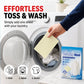 🥳2026 HOT SALE🥳💞50K+ SOLD!🧺✨ 50% OFF! Laundry Whitening Sheets – 20‑pack, bleach‑free, works in all water temps. Removes yellow stains & dinginess – just toss in the machine, no scrubbing! 💨⭐