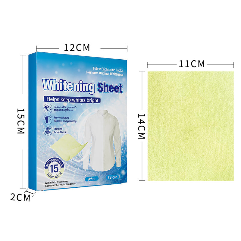 🥳2026 HOT SALE🥳💞50K+ SOLD!🧺✨ 50% OFF! Laundry Whitening Sheets – 20‑pack, bleach‑free, works in all water temps. Removes yellow stains & dinginess – just toss in the machine, no scrubbing! 💨⭐