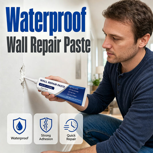 🥳2026 HOT SALE🥳💞50K+ SOLD!🏠🔧 50% OFF! Waterproof Wall Repair Paste – Fills cracks & chips fast, creates smooth white finish. No need to hire a pro – DIY home touch‑ups made easy! 🛡️✨