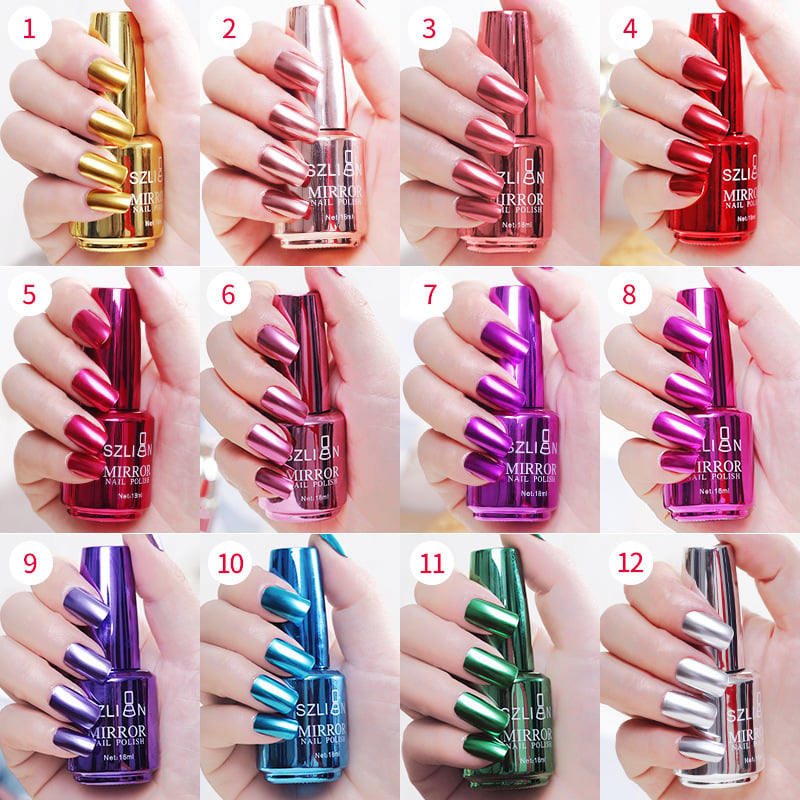 🥳2026 HOT SALE🥳💞50K+ SOLD!💅✨ 50% OFF! Glamorous Metallic Mirror Nail Polish – One coat gives stunning chrome shine. No base coat, no powder – just apply & go. High pigment, quick dry – a salon finish at home! 🪞💖