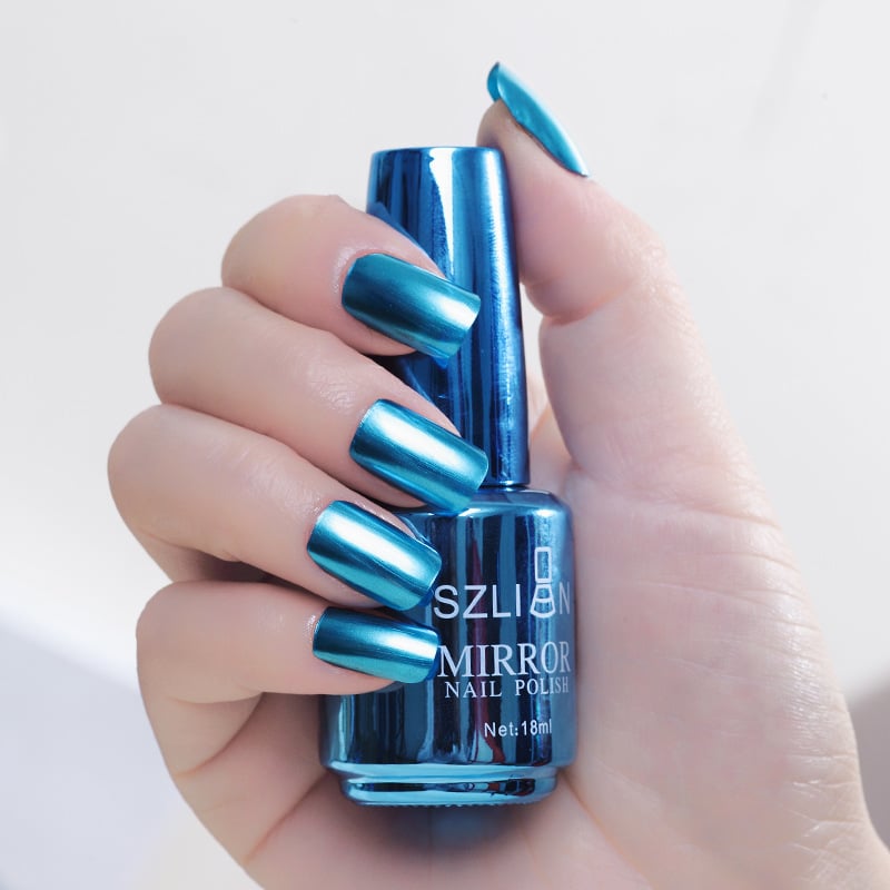 🥳2026 HOT SALE🥳💞50K+ SOLD!💅✨ 50% OFF! Glamorous Metallic Mirror Nail Polish – One coat gives stunning chrome shine. No base coat, no powder – just apply & go. High pigment, quick dry – a salon finish at home! 🪞💖