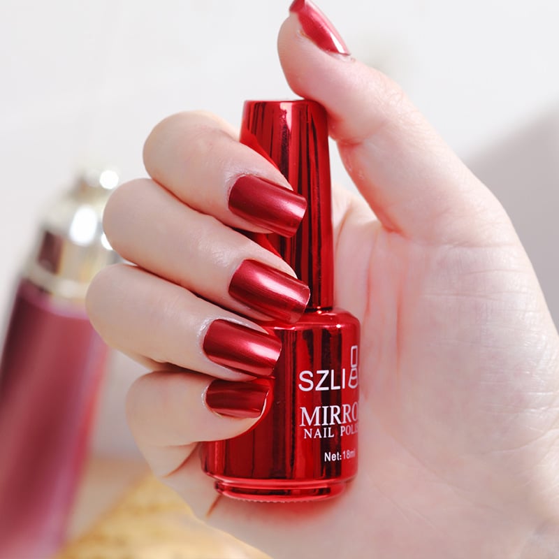 🥳2026 HOT SALE🥳💞50K+ SOLD!💅✨ 50% OFF! Glamorous Metallic Mirror Nail Polish – One coat gives stunning chrome shine. No base coat, no powder – just apply & go. High pigment, quick dry – a salon finish at home! 🪞💖
