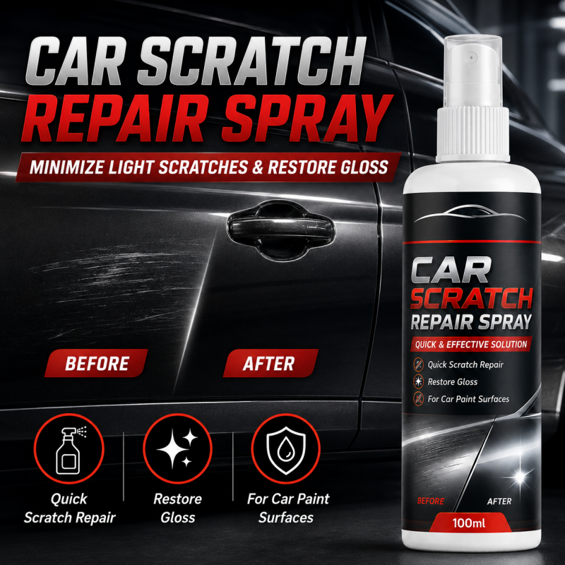 🥳2026 HOT SALE🥳💞50K+ SOLD!🚗✨ 50% OFF! Universal Car Scratch Repair Spray – Erases light scratches, swirl marks & scuffs fast. No body shop needed – restore your car’s gloss in minutes! 🛡️💨