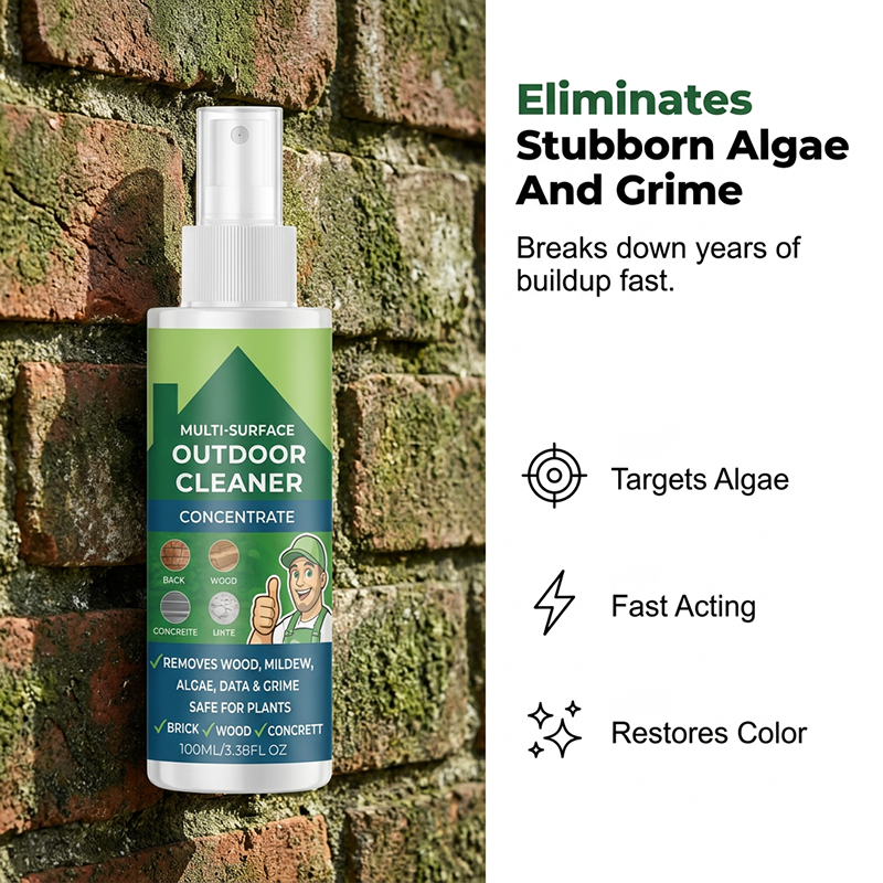 🥳2026 HOT SALE🥳💞50K+ SOLD!🌿💧 50% OFF! Multi‑Surface Outdoor Cleaner Concentrate – Removes algae, dirt & grime from patios, decks & driveways. Plant‑friendly formula – a little goes a long way! 🧹✨