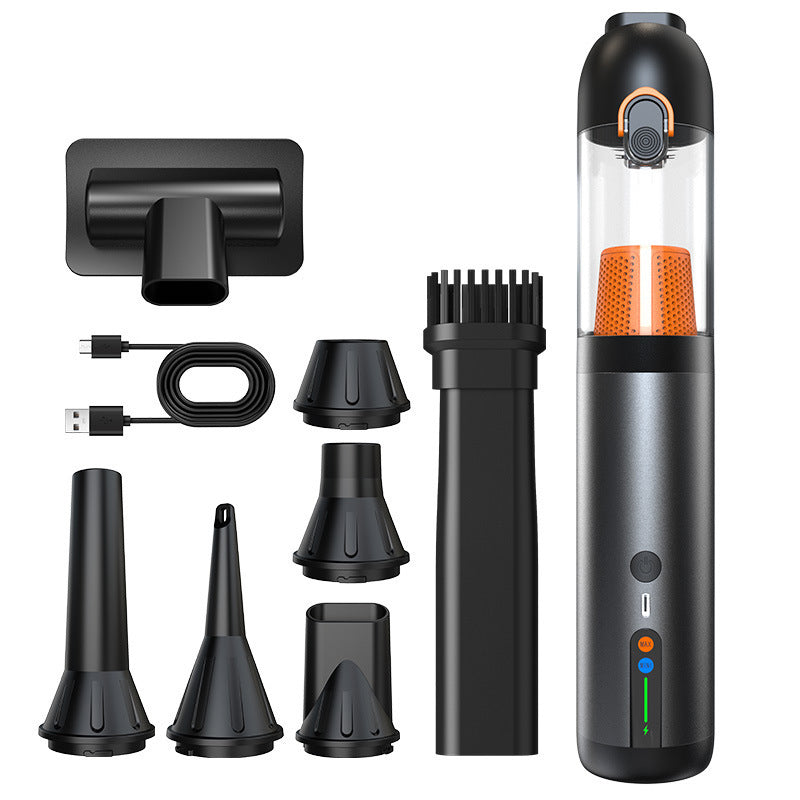 🥳2026 HOT SALE🥳💞50K+ SOLD! 🚗💨 50% OFF! Portable Handheld Car Vacuum – 120W cordless, 20000Pa suction, 2-in-1 vacuum & blower. Lightweight 470g, quiet 50dB. Deep clean cars & home! 🛡️✅