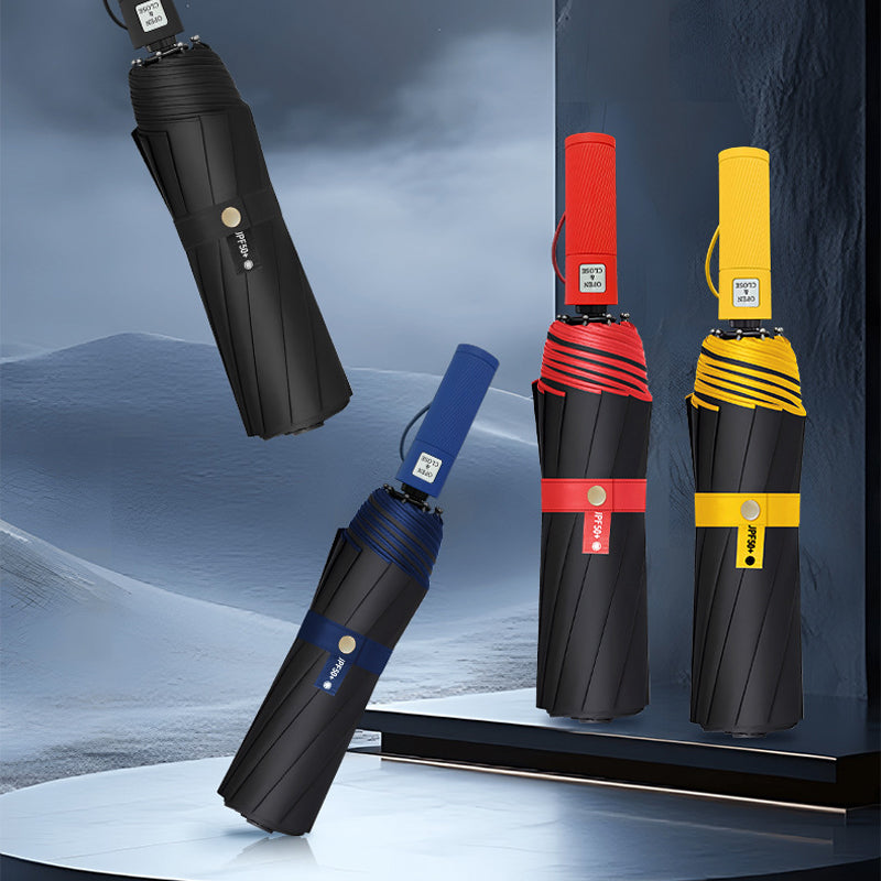 🥳2026 HOT SALE🥳💞50K+ SOLD! ☔💨 50% OFF! Windproof Compact Umbrella – 10 reinforced ribs flex in strong gusts without flipping. Water-repellent canopy sheds rain instantly – stay dry from your front door to the high street! 🏠🚶