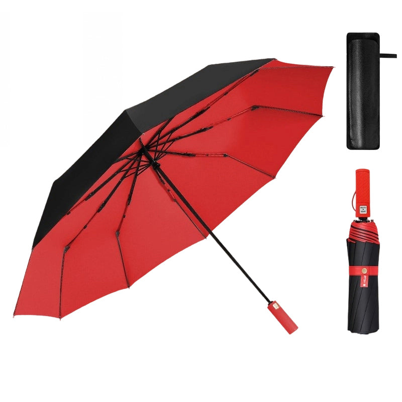 🥳2026 HOT SALE🥳💞50K+ SOLD! ☔💨 50% OFF! Windproof Compact Umbrella – 10 reinforced ribs flex in strong gusts without flipping. Water-repellent canopy sheds rain instantly – stay dry from your front door to the high street! 🏠🚶