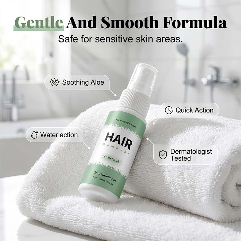 🥳2026 HOT SALE🥳💞50K+ SOLD!🌿💨 50% OFF! Fast‑Acting Hair Removal Spray – Silky smooth in just 8 minutes. Gentle formula with aloe vera – no wax, no razor, no irritation! 🛡️✨