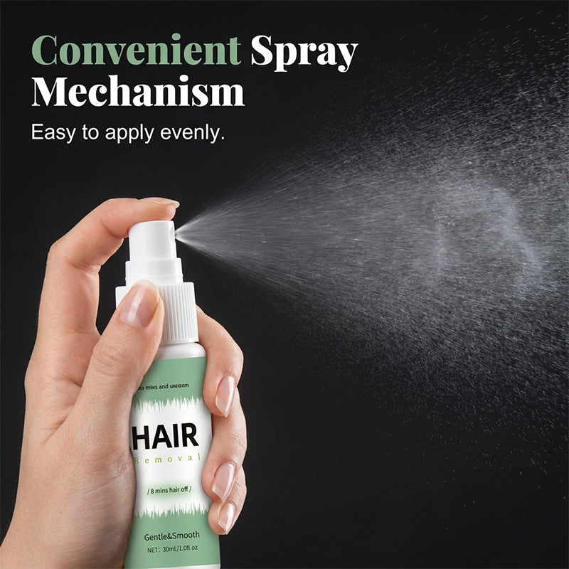 🥳2026 HOT SALE🥳💞50K+ SOLD!🌿💨 50% OFF! Fast‑Acting Hair Removal Spray – Silky smooth in just 8 minutes. Gentle formula with aloe vera – no wax, no razor, no irritation! 🛡️✨