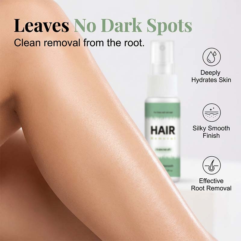 🥳2026 HOT SALE🥳💞50K+ SOLD!🌿💨 50% OFF! Fast‑Acting Hair Removal Spray – Silky smooth in just 8 minutes. Gentle formula with aloe vera – no wax, no razor, no irritation! 🛡️✨