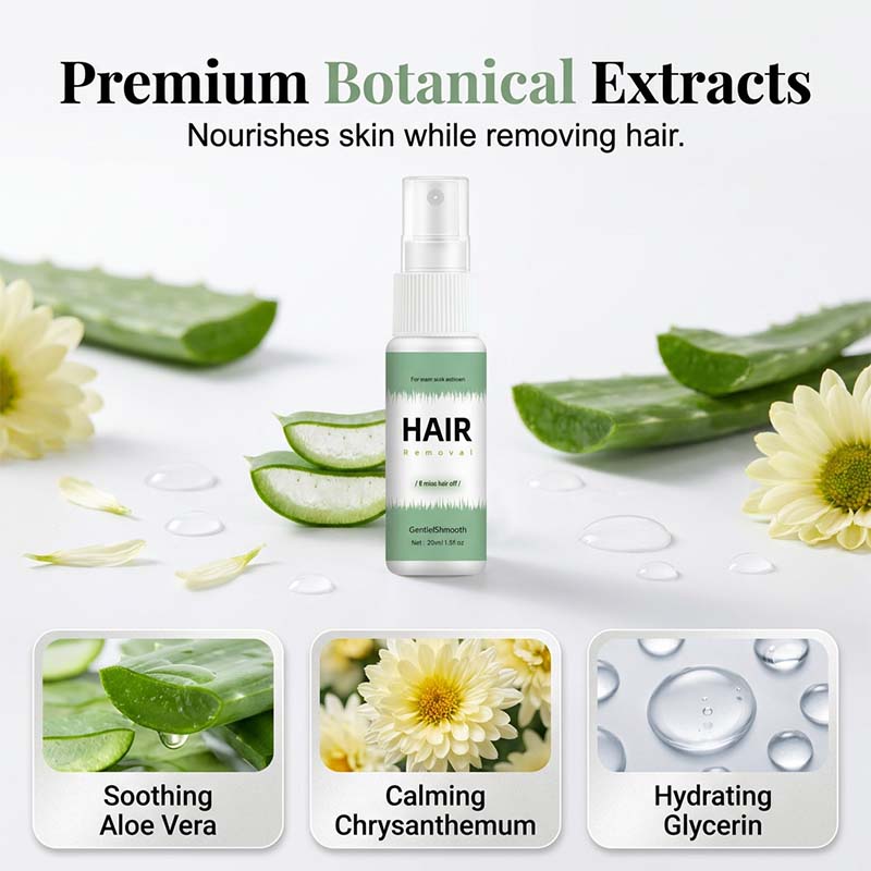 🥳2026 HOT SALE🥳💞50K+ SOLD!🌿💨 50% OFF! Fast‑Acting Hair Removal Spray – Silky smooth in just 8 minutes. Gentle formula with aloe vera – no wax, no razor, no irritation! 🛡️✨