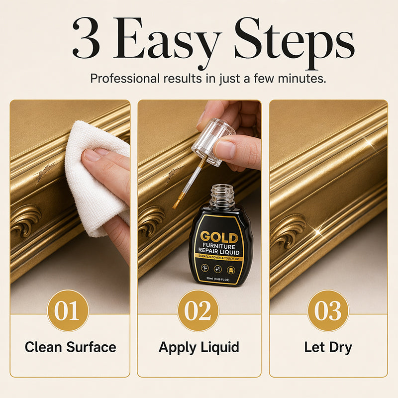 🥳2026 HOT SALE🥳💞50K+ SOLD!🪑✨ 50% OFF! Gold Furniture Repair Paint – Covers scratches & chips on golden surfaces. No need to replace – just brush & restore! 🎨🛡️