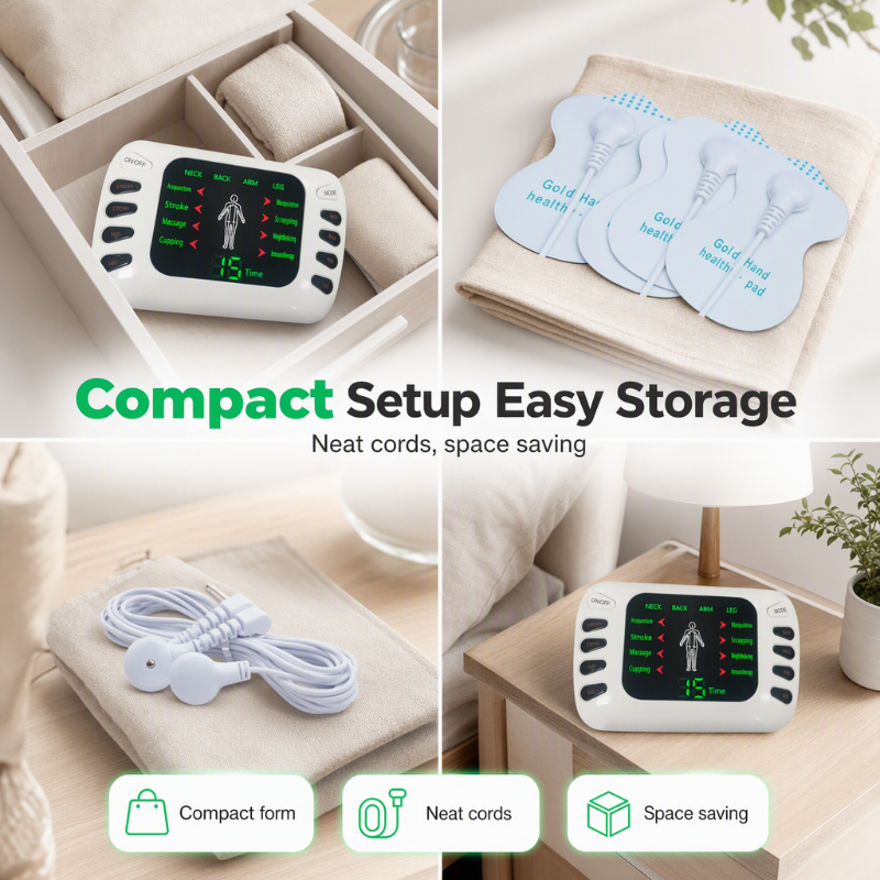 🥳2026 HOT SALE🥳💞50K+ SOLD!🖐️💚 50% OFF! Electric Pulse Massager – Simple buttons, clear display – easy to use. Compact design stores neatly – home recovery made effortless! 🌟💪