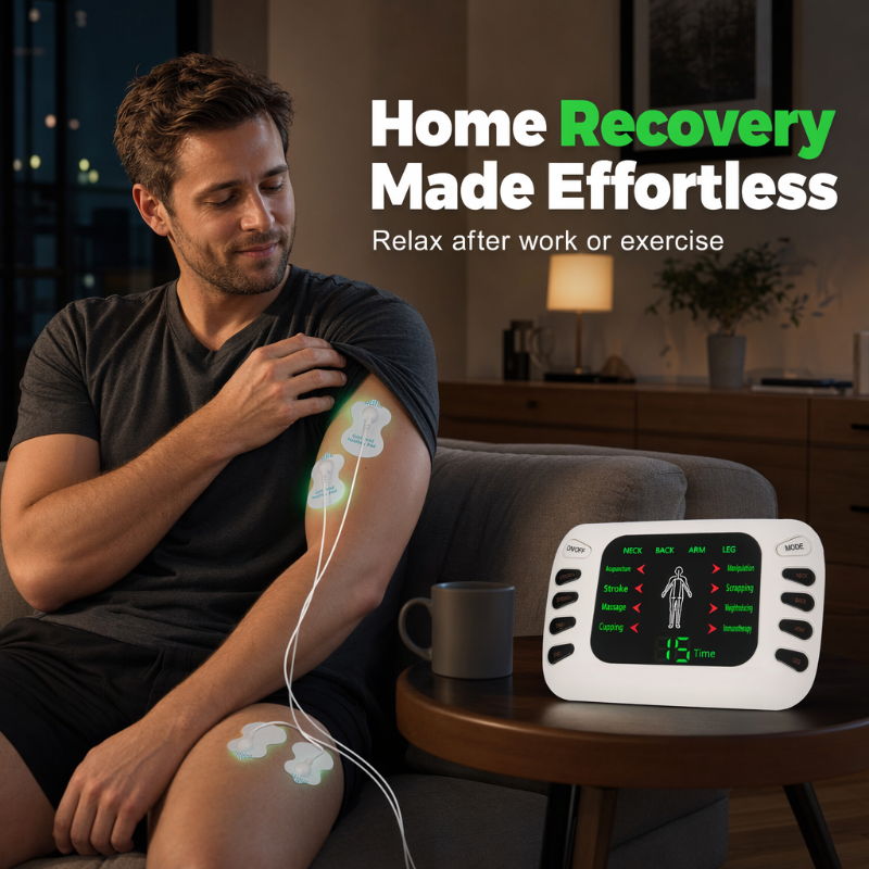 🥳2026 HOT SALE🥳💞50K+ SOLD!🖐️💚 50% OFF! Electric Pulse Massager – Simple buttons, clear display – easy to use. Compact design stores neatly – home recovery made effortless! 🌟💪