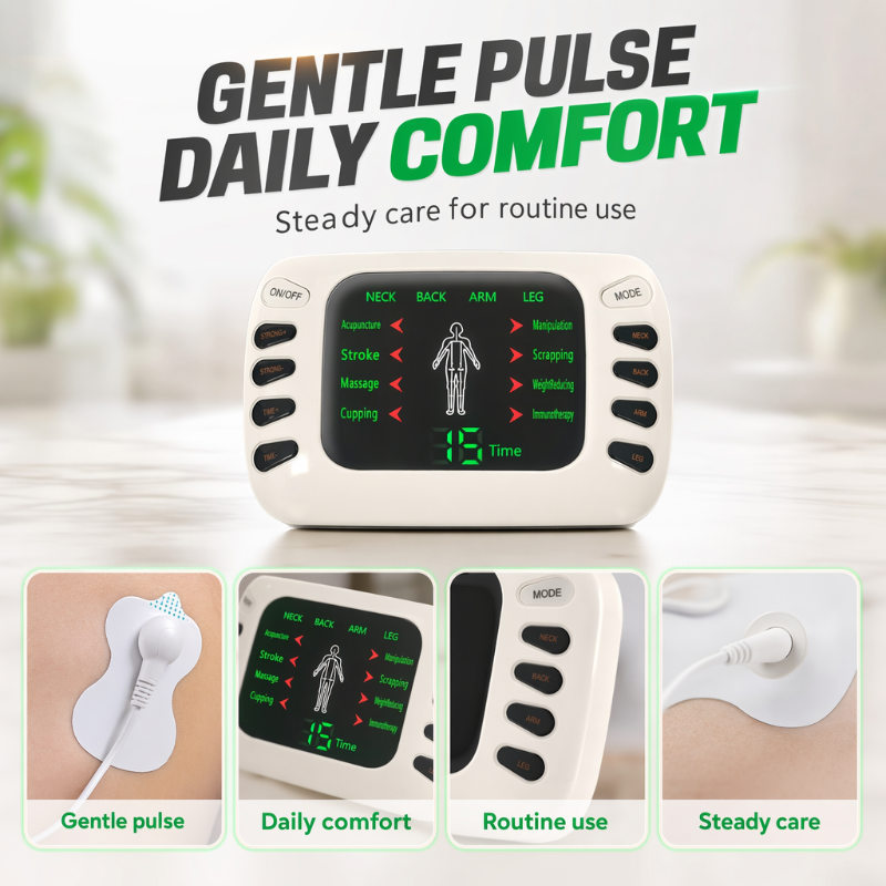 🥳2026 HOT SALE🥳💞50K+ SOLD!🖐️💚 50% OFF! Electric Pulse Massager – Simple buttons, clear display – easy to use. Compact design stores neatly – home recovery made effortless! 🌟💪