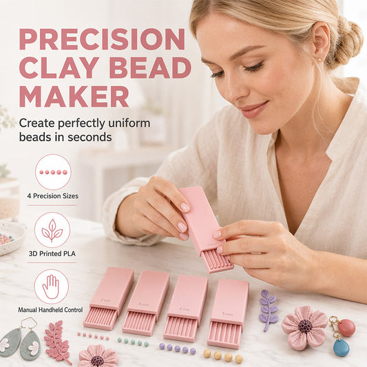🥳2026 HOT SALE🥳💞50K+ SOLD!🔮✨ 50% OFF! Mini Clay Ball Maker Set – 4 precision sizes: 2‑5mm. Uniform clay balls for earrings, charms & nail art – no more hand‑rolling! 🎨🛠️