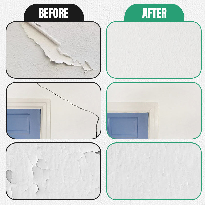 🥳2026 HOT SALE🥳💞50K+ SOLD!🏠🛠️ 50% OFF! Wall Crack Repair Paste – Seals cracks fast, waterproof & mould‑resistant. Smooth, paintable finish – no need to hire a pro! 🎨✨