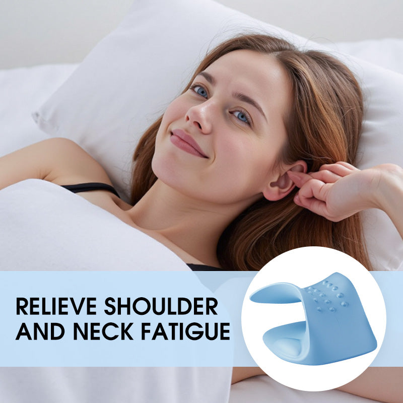 🥳2026 HOT SALE🥳💞50K+ SOLD!💤✨ 50% OFF! Neck & Shoulder Relaxer – Ergonomic gravity traction relieves cervical pressure. Simulated acupressure melts away knots – 15 mins daily for better sleep! 🛏️💚