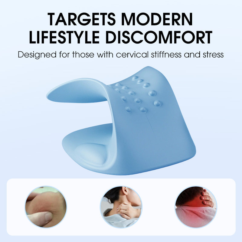 🥳2026 HOT SALE🥳💞50K+ SOLD!💤✨ 50% OFF! Neck & Shoulder Relaxer – Ergonomic gravity traction relieves cervical pressure. Simulated acupressure melts away knots – 15 mins daily for better sleep! 🛏️💚