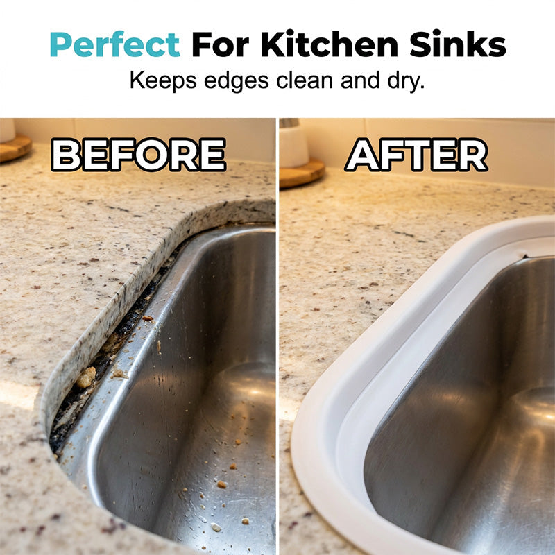 🥳2026 HOT SALE🥳💞50K+ SOLD!🚿🛡️ 50% OFF! Waterproof Sealing Tape – No caulk, no tools – just peel & stick. Seals sinks, tubs & counter gaps instantly – save on expensive call‑outs! 🏠✨