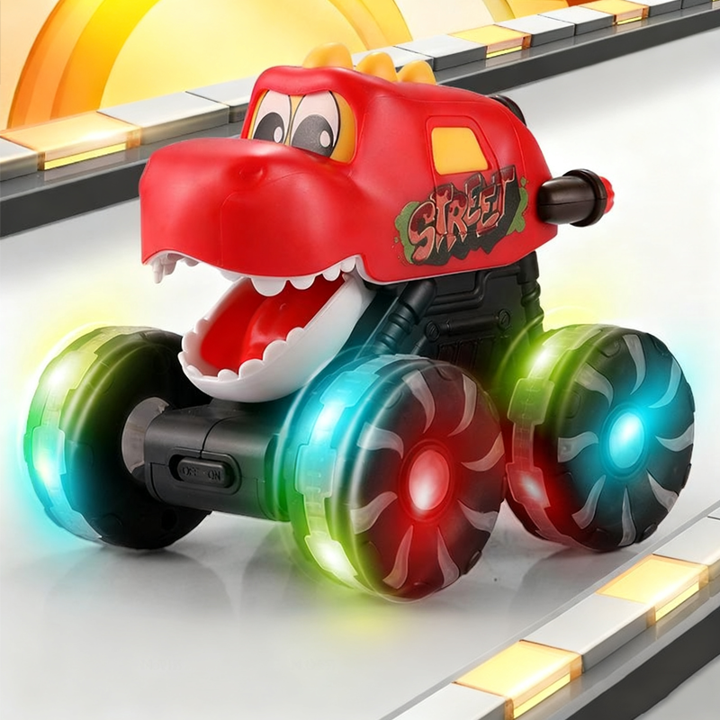🥳2026 HOT SALE🥳💞50K+ SOLD!🦕💨 50% OFF! Press & Go Dinosaur Toy Car – Push down & watch it zoom! Colourful LED lights flash with every move. Sturdy ABS build – a roaring good time for little ones! 🎄✨