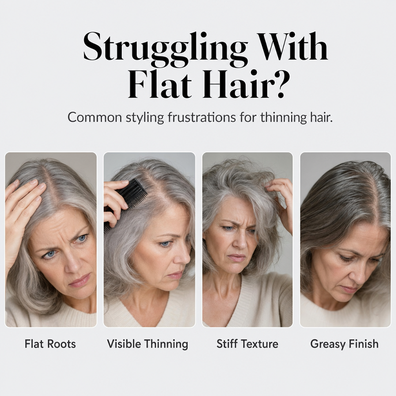 🥳2026 HOT SALE🥳💞50K+ SOLD!🍑✨ 50% OFF! Volumizing Hair Mist – Natural lift for fine, flat hair. Lightweight hold, no sticky residue – fresh peach scent all day! 💨💖