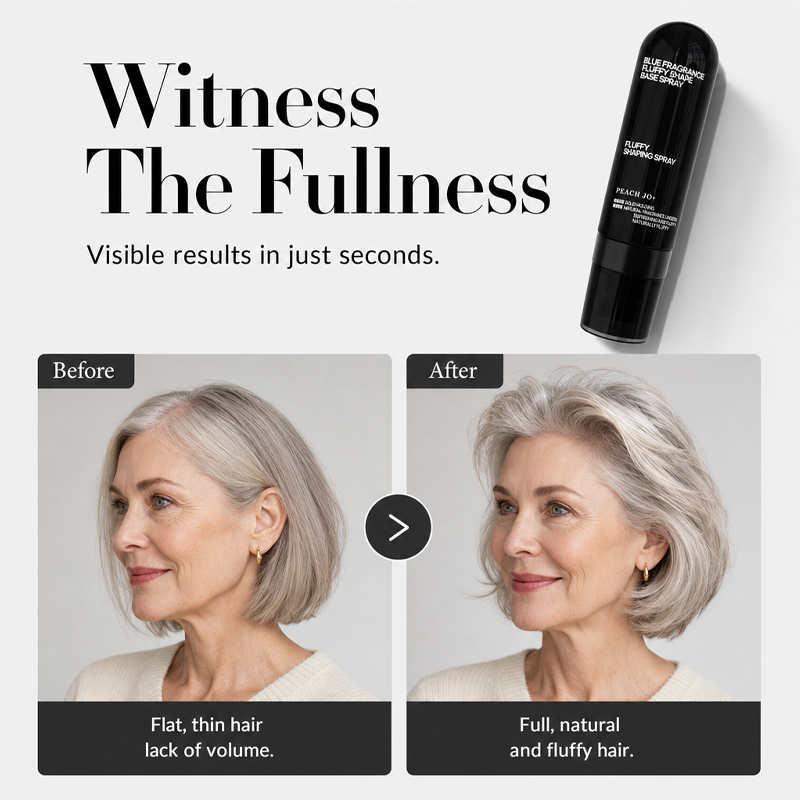 🥳2026 HOT SALE🥳💞50K+ SOLD!🍑✨ 50% OFF! Volumizing Hair Mist – Natural lift for fine, flat hair. Lightweight hold, no sticky residue – fresh peach scent all day! 💨💖
