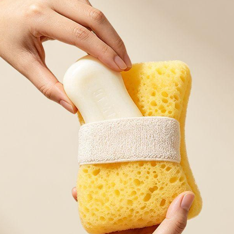 🥳2026 HOT SALE🥳💞50K+ SOLD!🧽✨ 50% OFF! Double-Sided Bath Foaming Pouch – One side for rich lather, one side for gentle exfoliation. Soft yet effective – smooth, radiant skin every shower! 🚿🌸