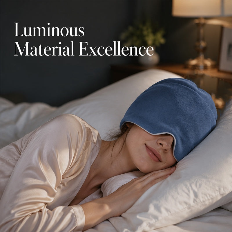 🥳2026 HOT SALE🥳💞50K+ SOLD! 😴✨ 50% OFF! Weighted Sleep Cap with Eye Mask – micro-gravity deep sleep design, light-blocking & breathable. Restful nights anywhere! 🛡️💚