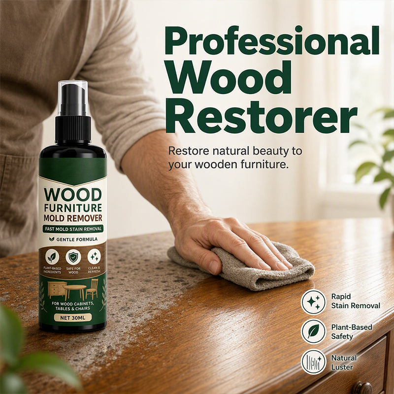 🥳2026 HOT SALE🥳💞50K+ SOLD!🪑🧴 50% OFF! Multi‑Surface Mold Remover Spray – Bleach‑free, gentle on wood furniture. Lifts mold stains fast – no harsh chemicals, no damage! 🛡️