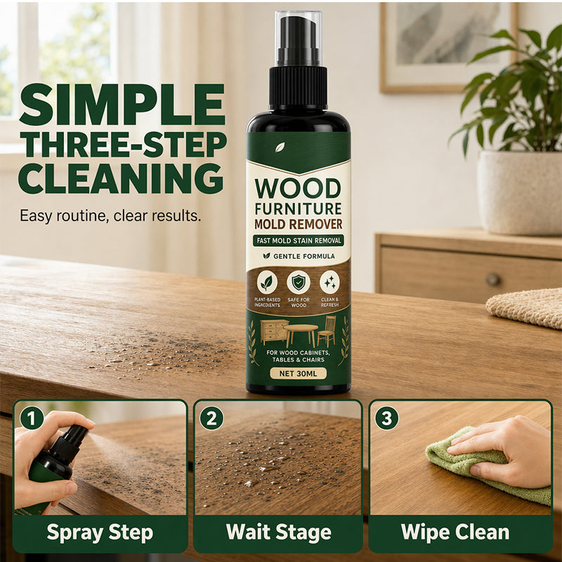 🥳2026 HOT SALE🥳💞50K+ SOLD!🪑🧴 50% OFF! Multi‑Surface Mold Remover Spray – Bleach‑free, gentle on wood furniture. Lifts mold stains fast – no harsh chemicals, no damage! 🛡️