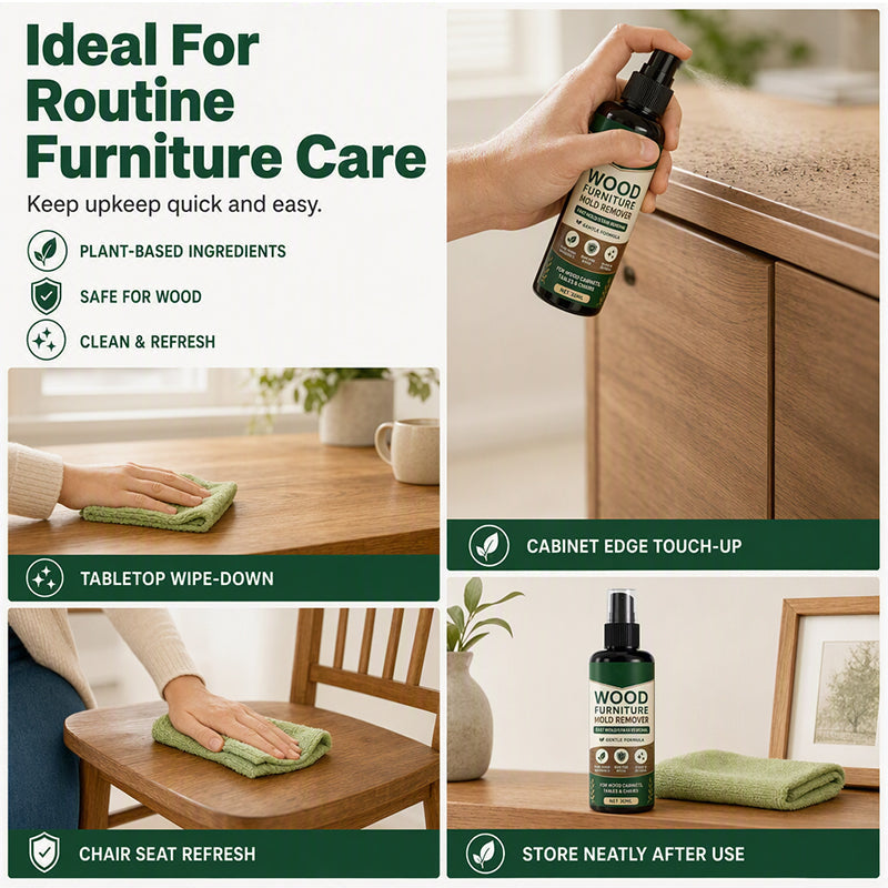 🥳2026 HOT SALE🥳💞50K+ SOLD!🪑🧴 50% OFF! Multi‑Surface Mold Remover Spray – Bleach‑free, gentle on wood furniture. Lifts mold stains fast – no harsh chemicals, no damage! 🛡️
