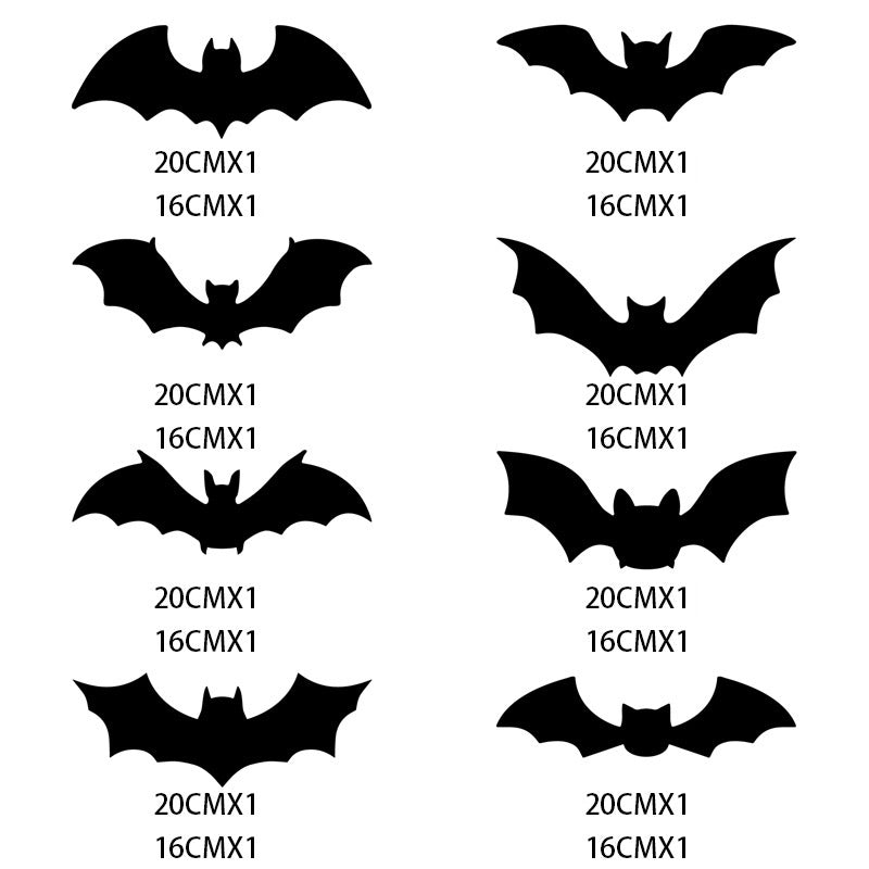 🥳2026 HOT SALE🥳💞50K+ SOLD! 🧛‍♀️🖤 50% OFF! Halloween Bat Wall Stickers – No adhesive needed, peel & stick. Remove without residue – perfect for doors, windows & walls! 🪟✅