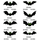 🥳2026 HOT SALE🥳💞50K+ SOLD! 🧛‍♀️🖤 50% OFF! Halloween Bat Wall Stickers – No adhesive needed, peel & stick. Remove without residue – perfect for doors, windows & walls! 🪟✅