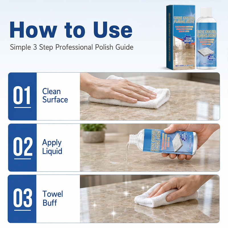 🥳2026 HOT SALE🥳💞50K+ SOLD! ✨ 50% OFF! Marble Cleaning & Polishing Agent – Gently cleans, restores natural shine & protects sealed stone. Perfect for countertops, floors & bathrooms! 🏠💎