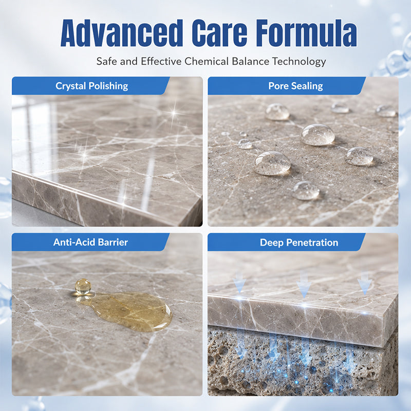 🥳2026 HOT SALE🥳💞50K+ SOLD! ✨ 50% OFF! Marble Cleaning & Polishing Agent – Gently cleans, restores natural shine & protects sealed stone. Perfect for countertops, floors & bathrooms! 🏠💎