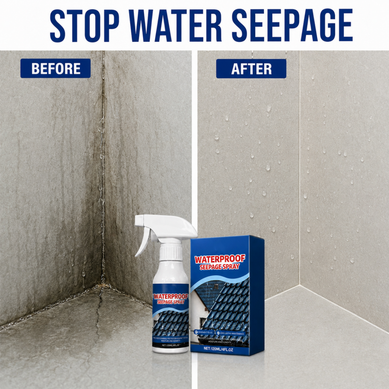 🥳2026 HOT SALE🥳💞50K+ SOLD!🚰✨ 50% OFF! Waterproof Seepage Spray – Seals sink gaps, bathroom tiles & concrete cracks. Stops water & mould – no more damp smells! 🛡️🧼