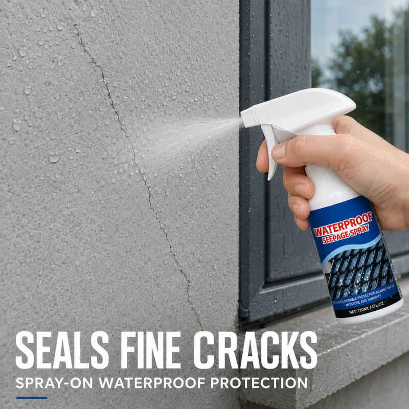 🥳2026 HOT SALE🥳💞50K+ SOLD!🚰✨ 50% OFF! Waterproof Seepage Spray – Seals sink gaps, bathroom tiles & concrete cracks. Stops water & mould – no more damp smells! 🛡️🧼