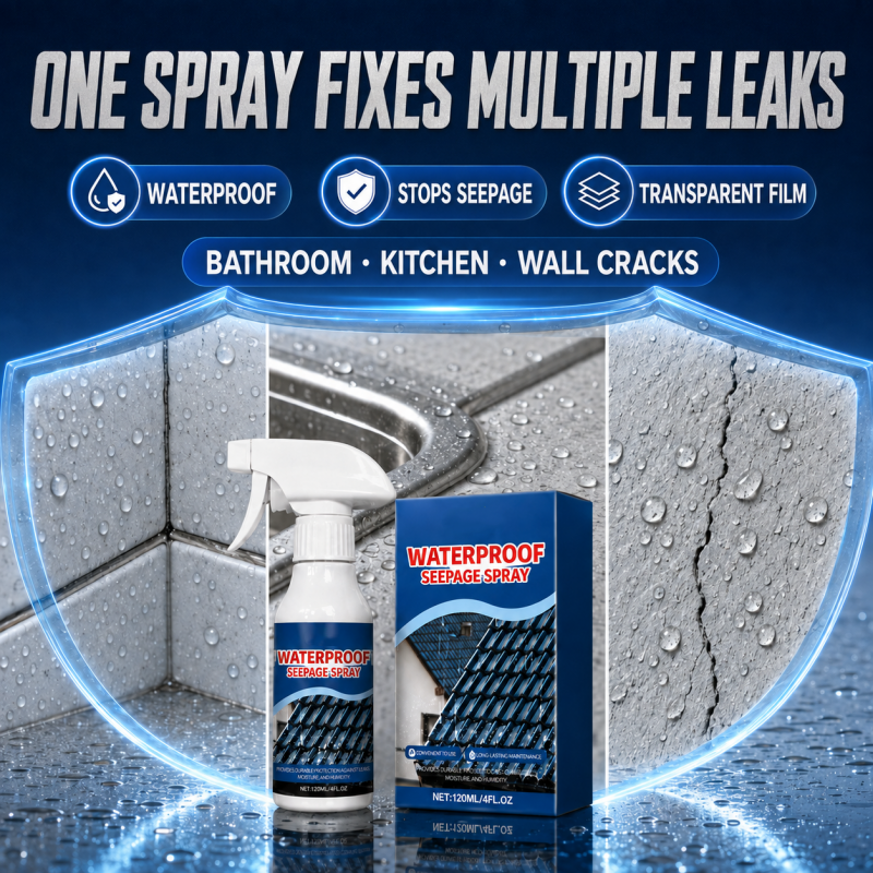 🥳2026 HOT SALE🥳💞50K+ SOLD!🚰✨ 50% OFF! Waterproof Seepage Spray – Seals sink gaps, bathroom tiles & concrete cracks. Stops water & mould – no more damp smells! 🛡️🧼