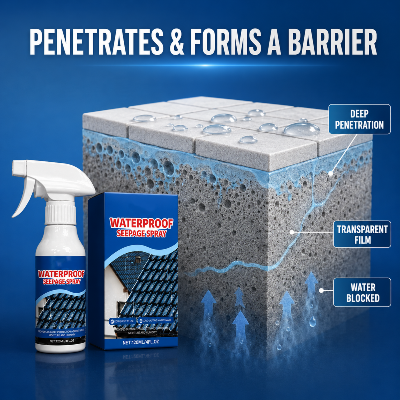 🥳2026 HOT SALE🥳💞50K+ SOLD!🚰✨ 50% OFF! Waterproof Seepage Spray – Seals sink gaps, bathroom tiles & concrete cracks. Stops water & mould – no more damp smells! 🛡️🧼