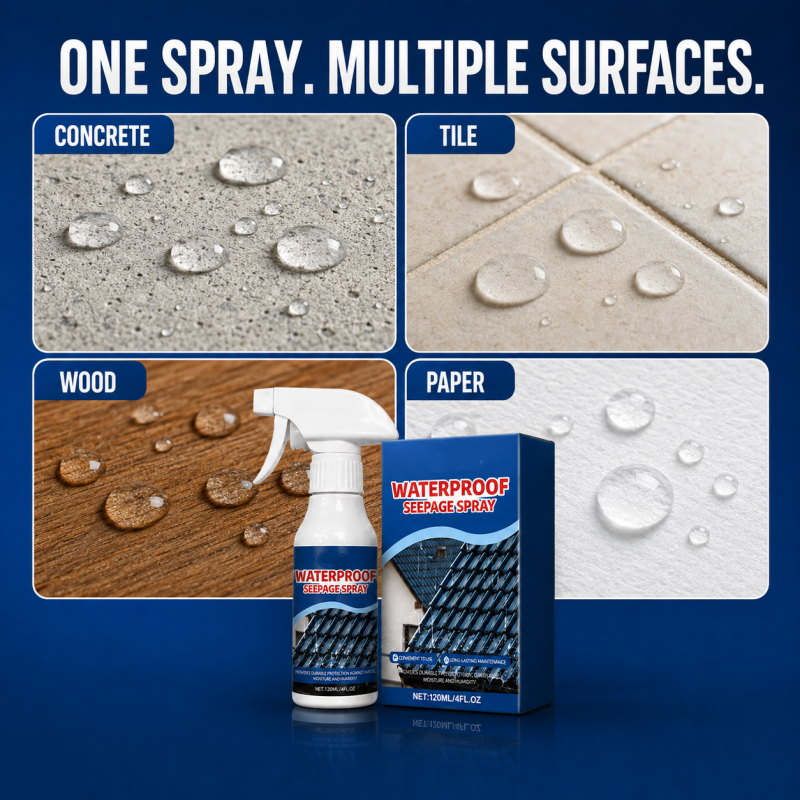 🥳2026 HOT SALE🥳💞50K+ SOLD!🚰✨ 50% OFF! Waterproof Seepage Spray – Seals sink gaps, bathroom tiles & concrete cracks. Stops water & mould – no more damp smells! 🛡️🧼