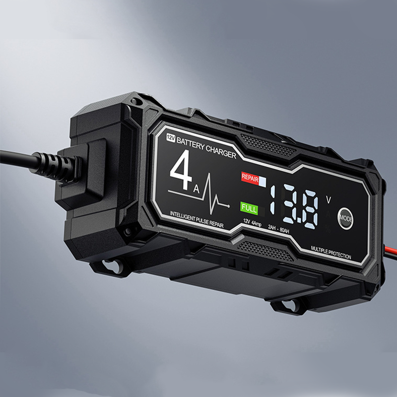 🥳2026 HOT SALE🥳💞50K+ SOLD! ⚡🔋 50% OFF! Smart Car Battery Charger – Intelligent pulse repair revives sulfated batteries, dual‑function voltmeter tests & monitors. 8‑fold safety protection – charge with confidence! 🚗💪
